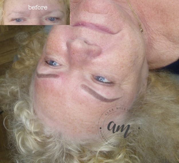 POwder Brows before after ST