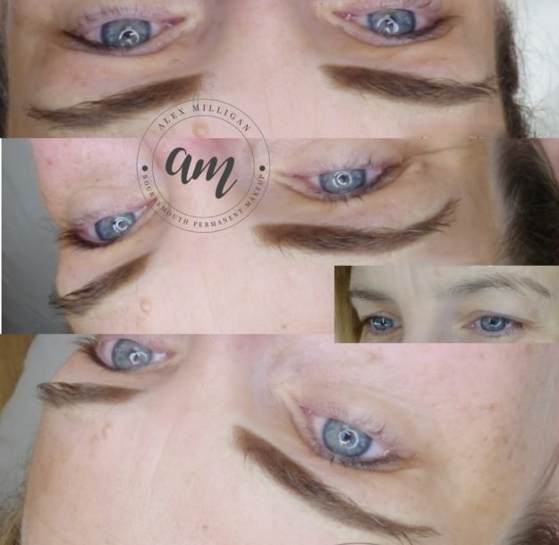 Powder Brow Before After