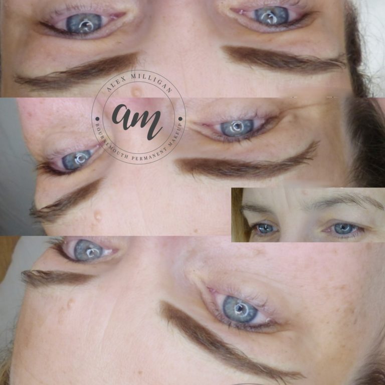 Powder Brow Before After