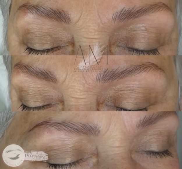 FeatherBrow hairstroke eyebrows by Alex Milligan