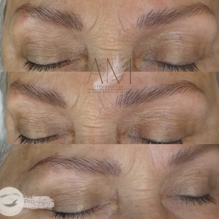 FeatherBrow hairstroke eyebrows by Alex Milligan