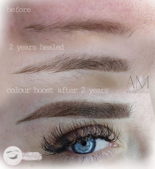 Ombre Brows Healed and Colour Boost