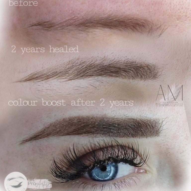 Ombre Brows Healed and Colour Boost