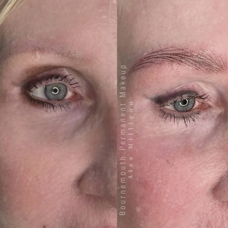 Hyperrealism Brow after first session