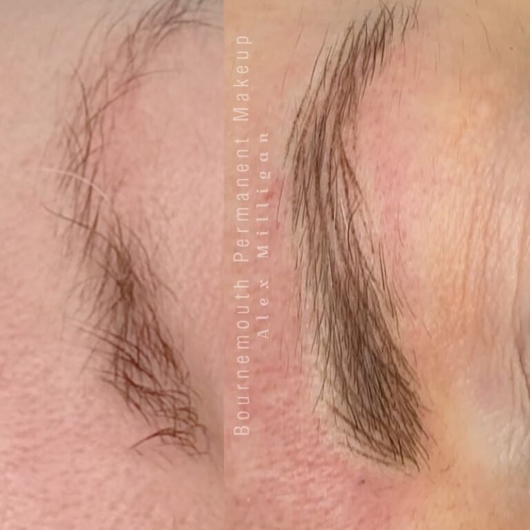 Hyperrealism Brows after first session