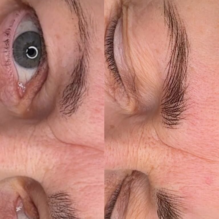 Hyperrealism Brows after first session