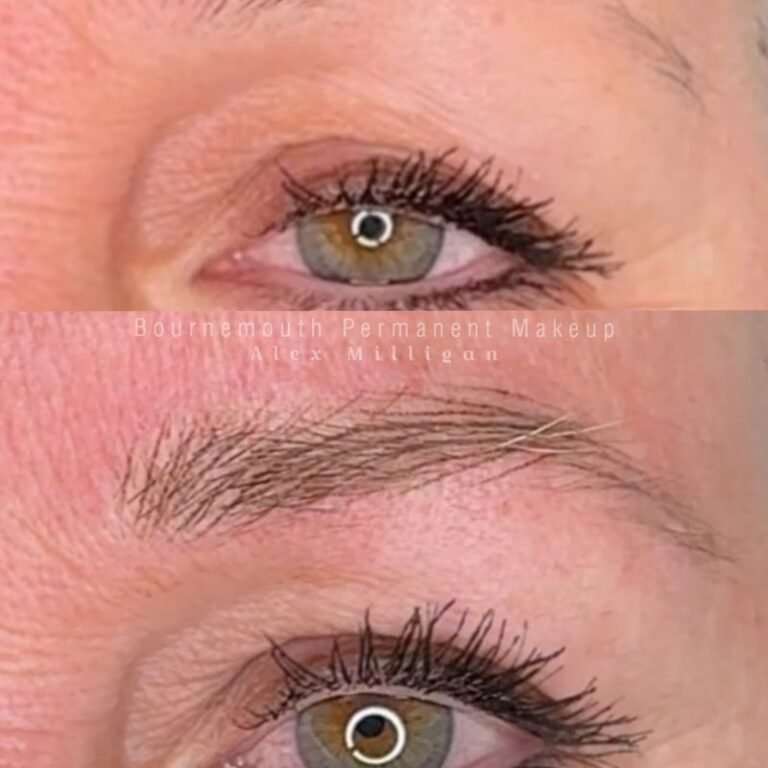Hyperrealism Brows – immediately after first session