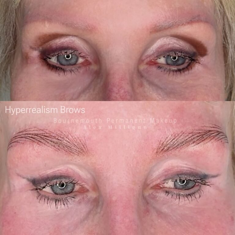 Hyperrealism Brows immediately after first session